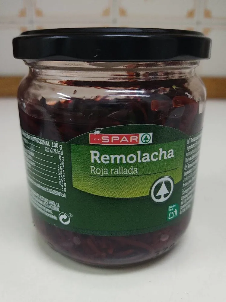 Remolacha roja rallada