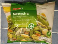 Menestra de verduras, con yemas de espárragos, ultracongelada