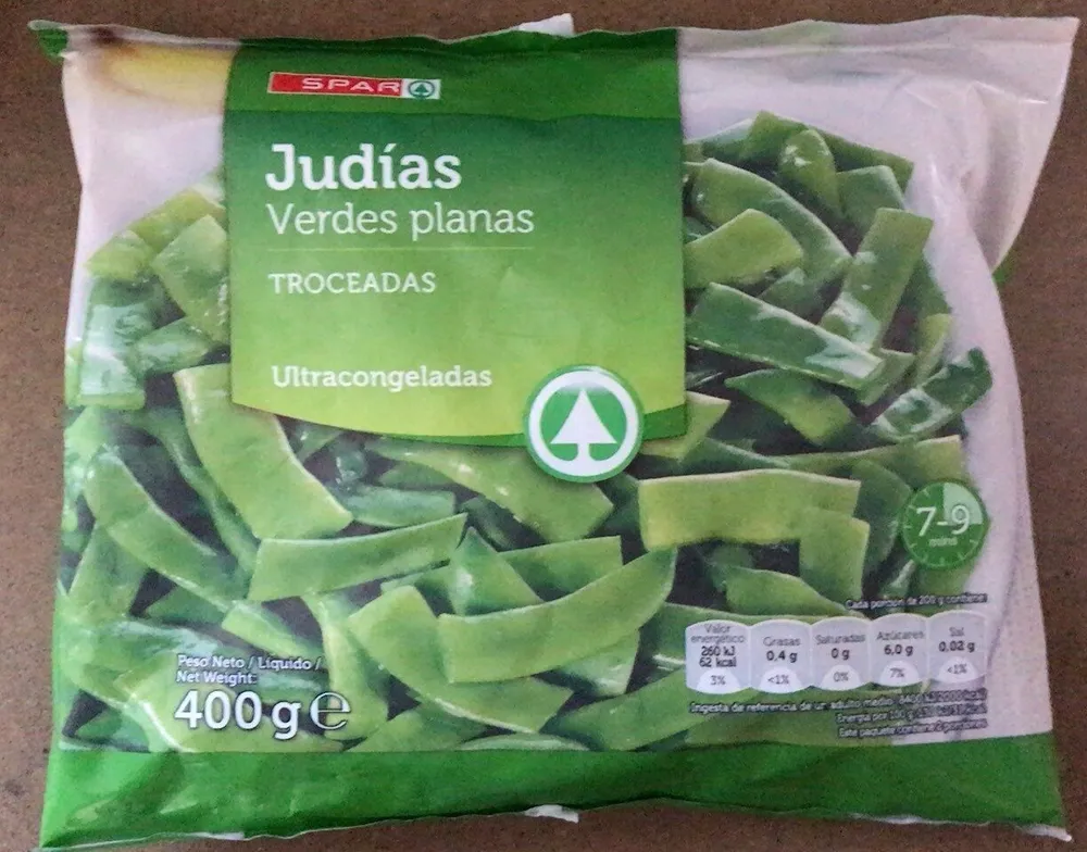 Judía verde plana