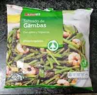 Salteado de gambas