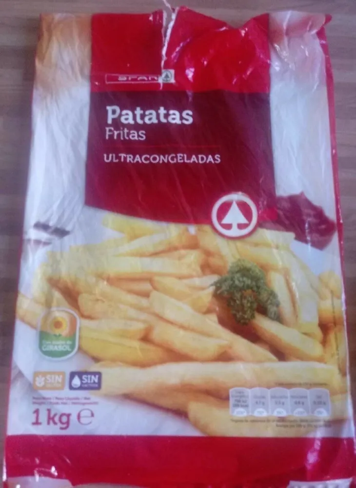 Patatas fritas ultracongeladas