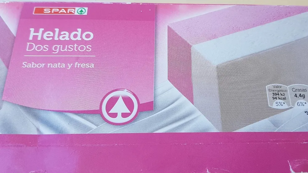 Helado dos gustos