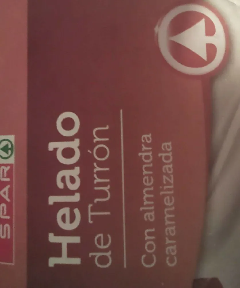 Helado de turrón
