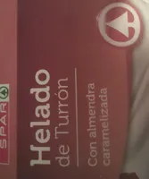 Helado de turrón