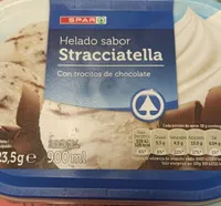 Helado sabor stracciatella