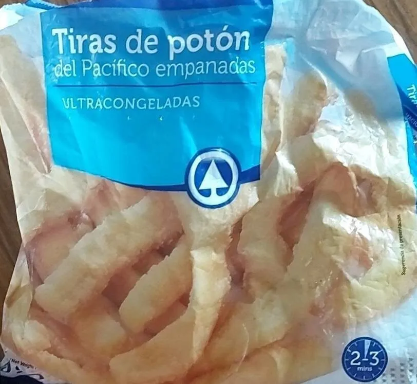 Tiras del potón del pacifico empanadas