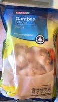 Gambas peladas crudas