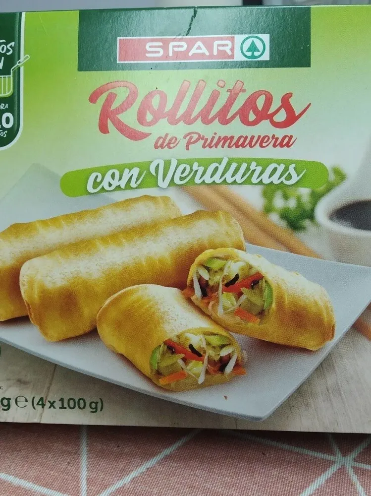 Rollitos de primavera con verduras