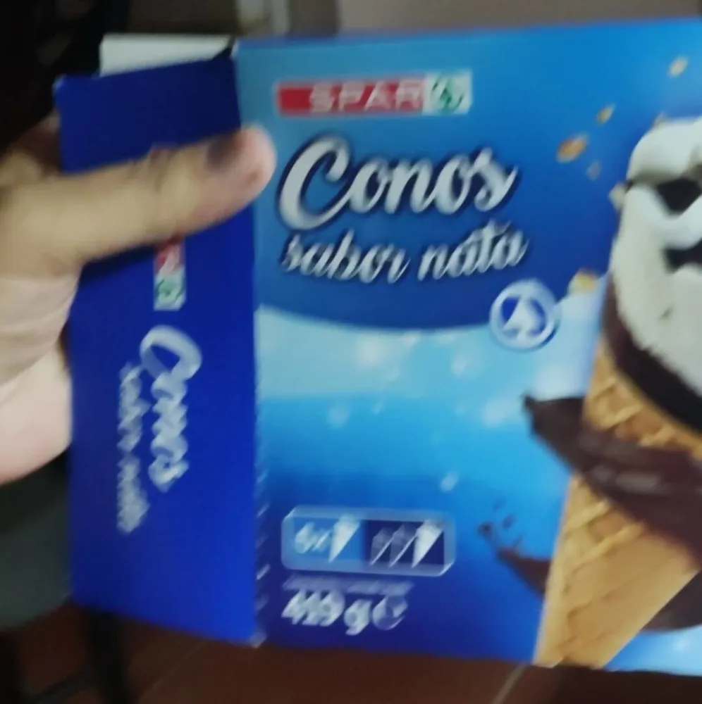 Conos sabor nata
