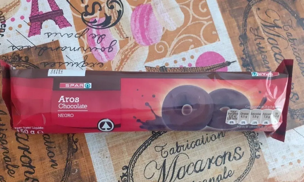 Aros de chocolate negro