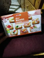 Mini biscotes tostados