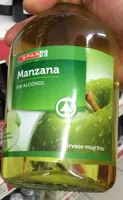 Bebida refrefrescantede mancana