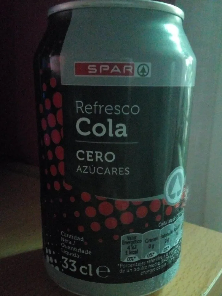 Refresco Cola Cero Azúcares