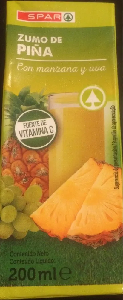 Zumo de piña
