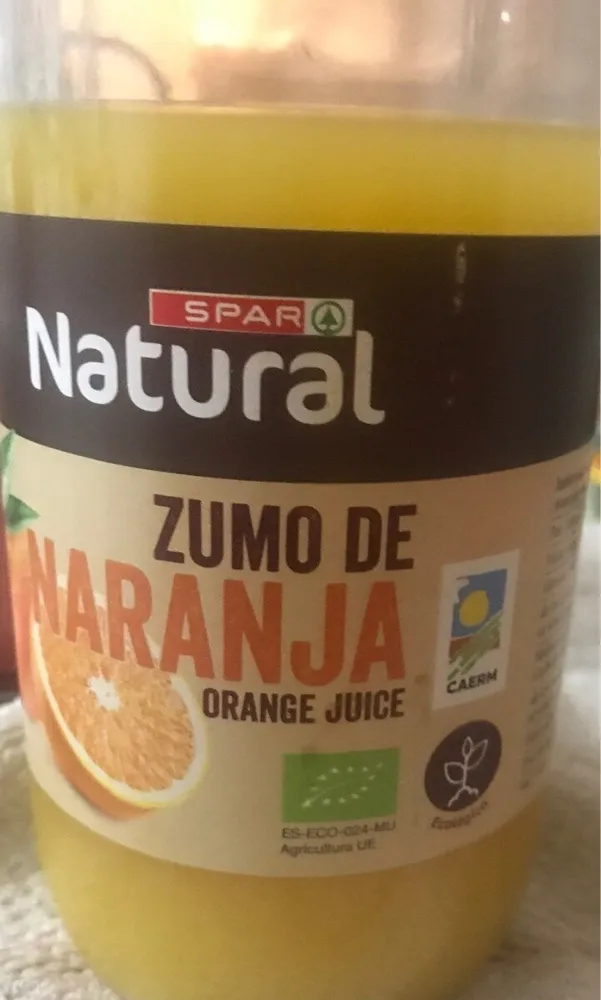 zumo de naranja