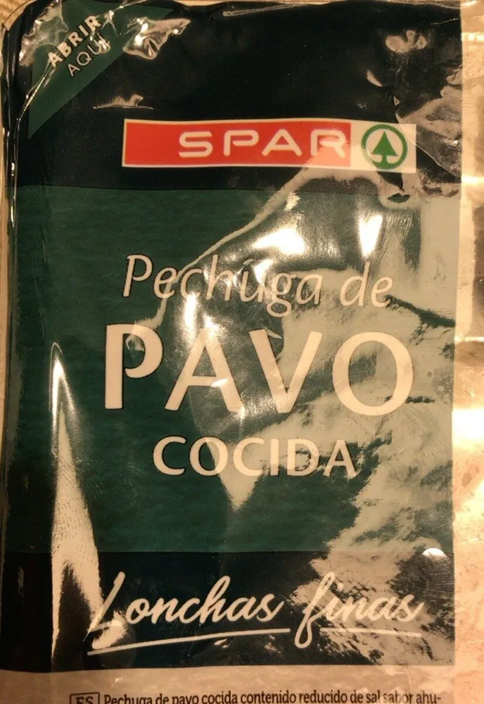 Pechuga de pavo cocida