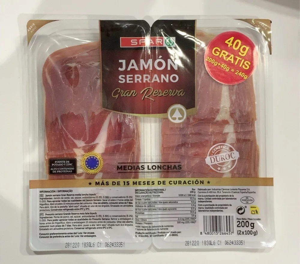 Jamon Serrano Gran Reserva