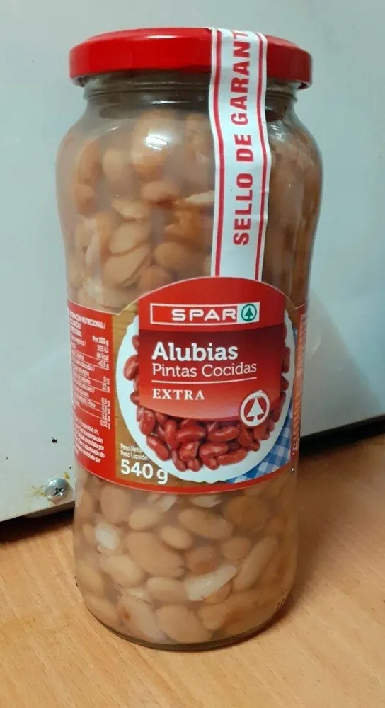 Alubias pintas cocidas extra