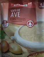 Sopa de AVE con fideos