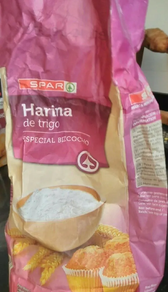Harina de trigo para bizcochos