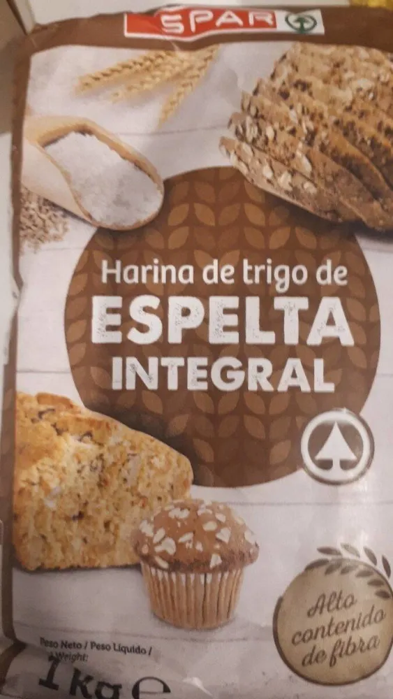 Harina de trigo de espelta integral