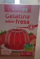 Gelatina sabor fresa de spar