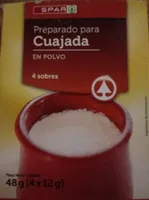 Preparado para cuajada en polvo