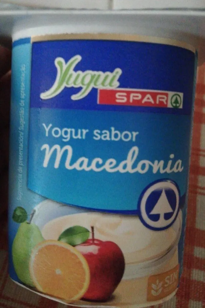 Yugui yogur sabor macedonia