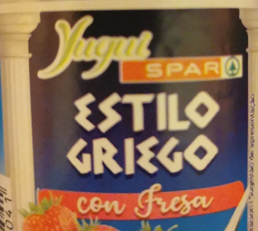 Yogur Griego Fresa