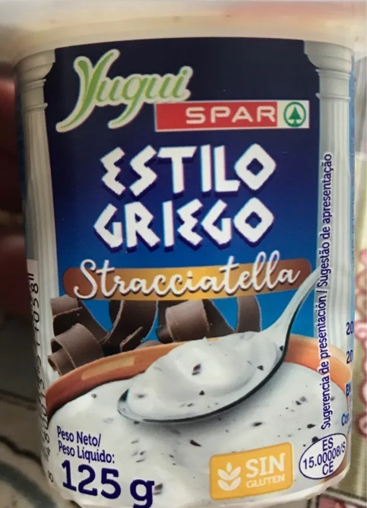 Yogur estilo griego stracciatella