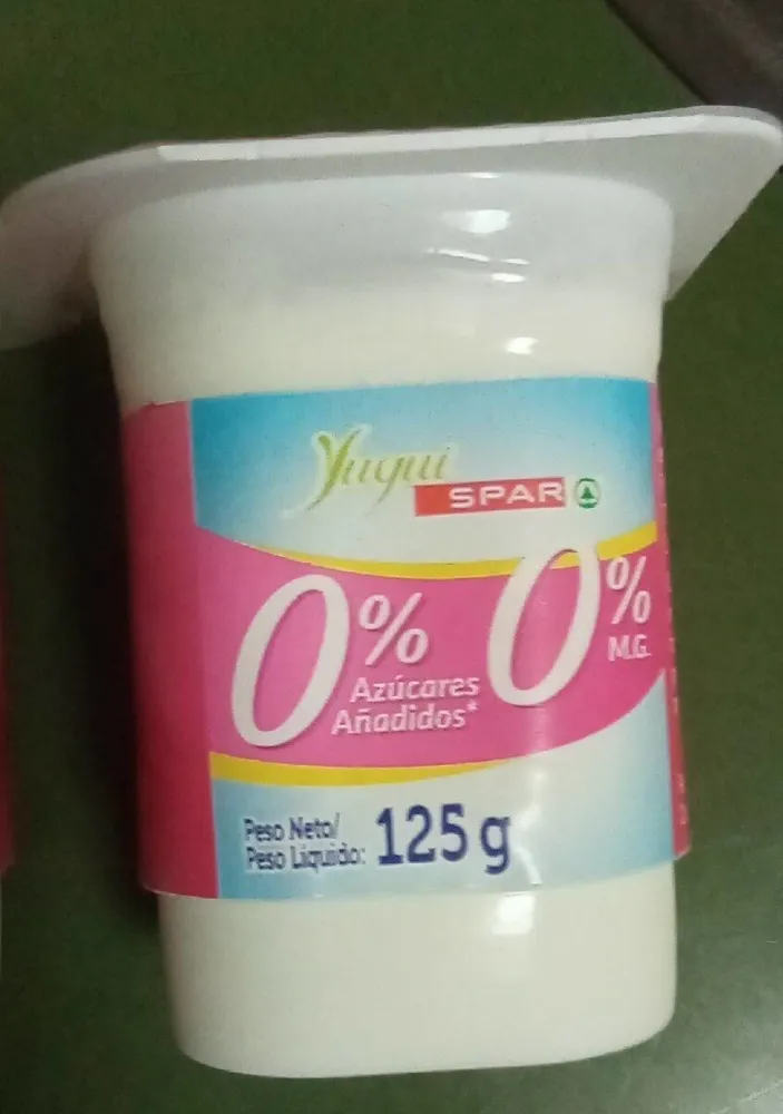 Yogur natural edulcorado