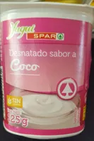 Yogur desnatado sabor a coco