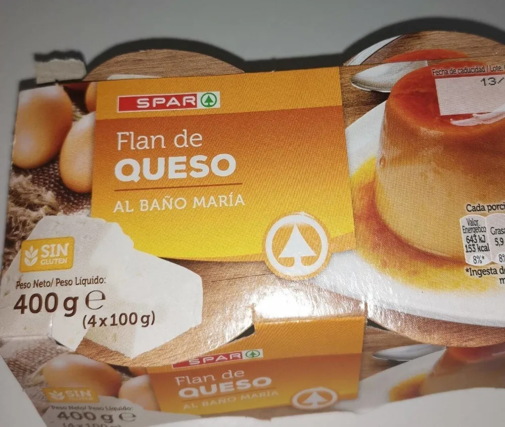 Flan de queso