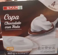 Copa chocolate con nata