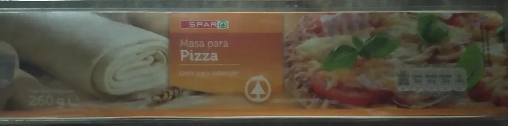 Masa para pizza spar