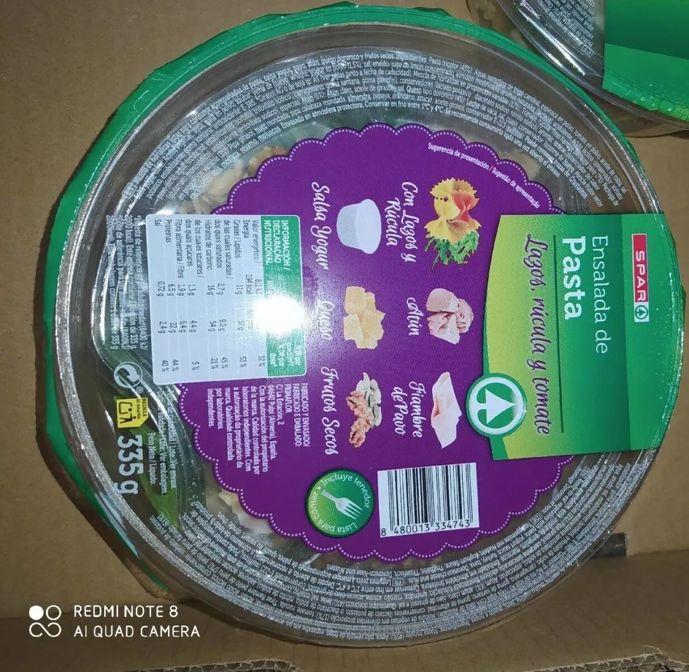 Ensalada de pasta
