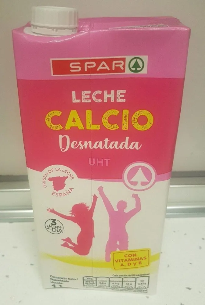 Leche desnatada Calcio