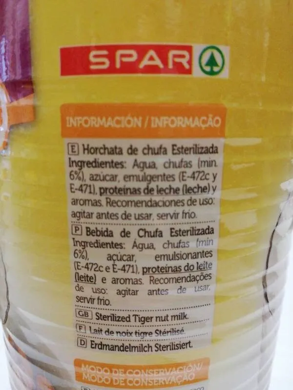 Horchata de chufa