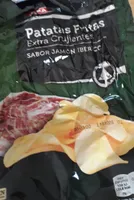 Patatas fritas extra crujientes sabor jamón iberico