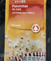 Palomitas de maíz con sabor a mantequilla