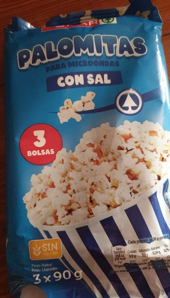 Palomitas con sal