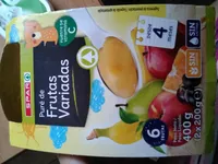 Puré de frutas variadas