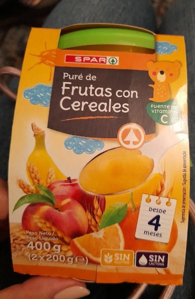 Frutas con cereales