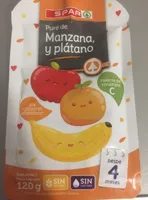 Puré de manzana y plátano