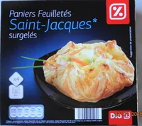 Paniers Feuilletés Saint-Jacques* (x 4), Surgelés