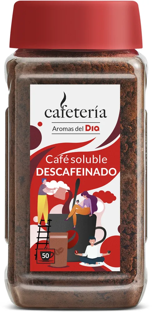 Café soluble descafeinado