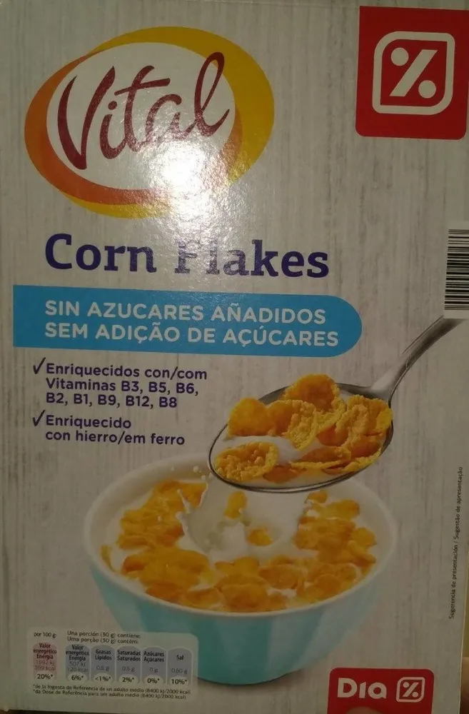 Vital Corn Flakes sans sucre