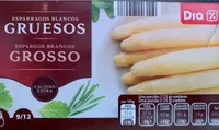 Espárragos blancos gruesos