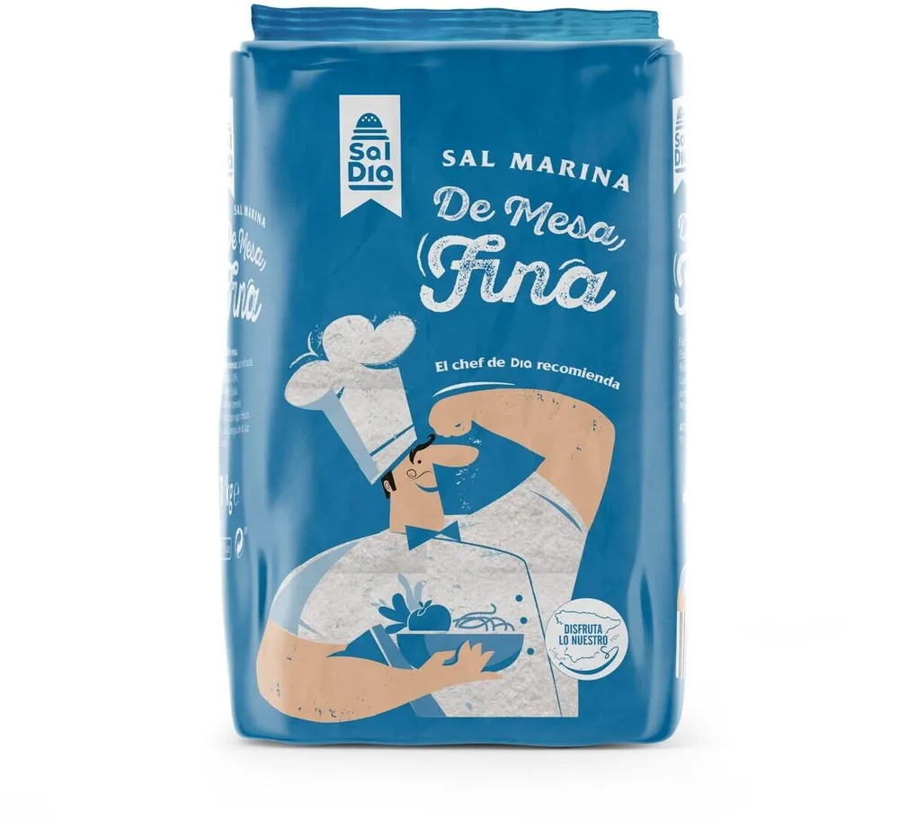 Sal de mesa fina