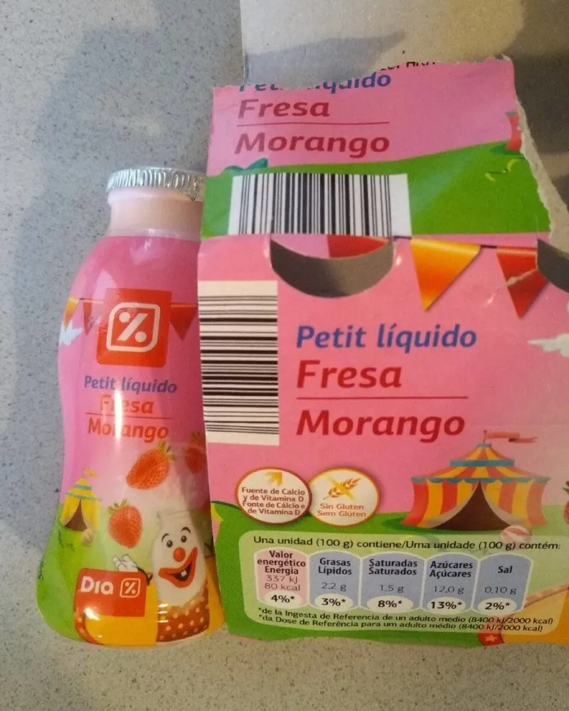 Petit líquido fresa